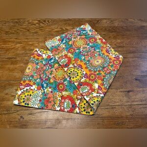 Vibrant Bohemian Floral XL Table Runner or Bed Scarf